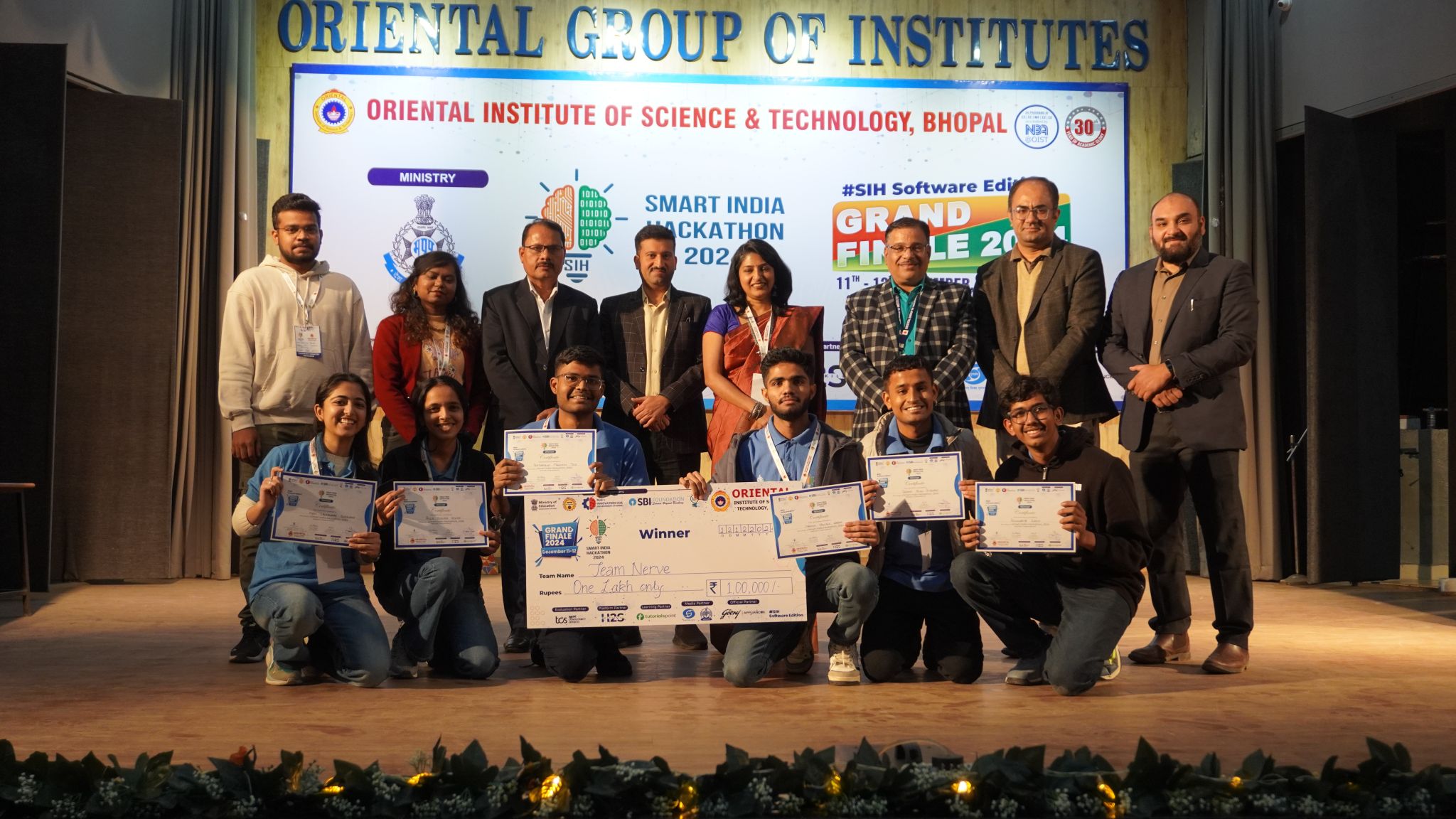 Won Smart India Hackathon